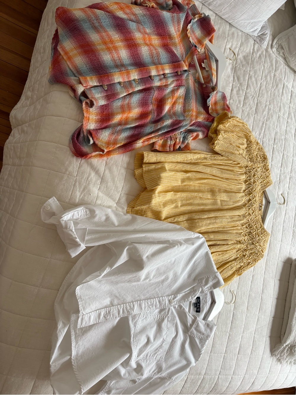 Yellow Smocked Off-Shoulder women’s tops
